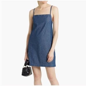 rag & bone Blue Denim Mini Dress